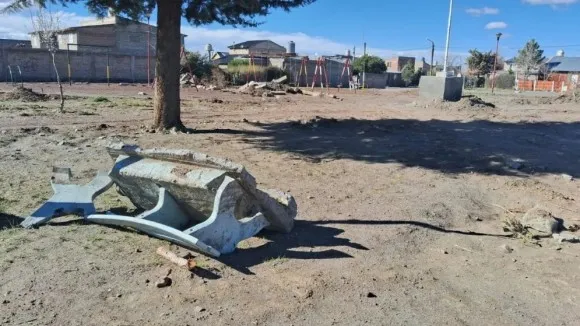 Las Lajas, Neuquén: una obra en una plaza desató una rebelión vecinal